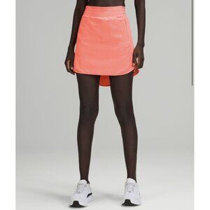 NWT Lululemon Size 2 Hotty Hot HR Skirt *Long Lined RPCR Raspberry Cream